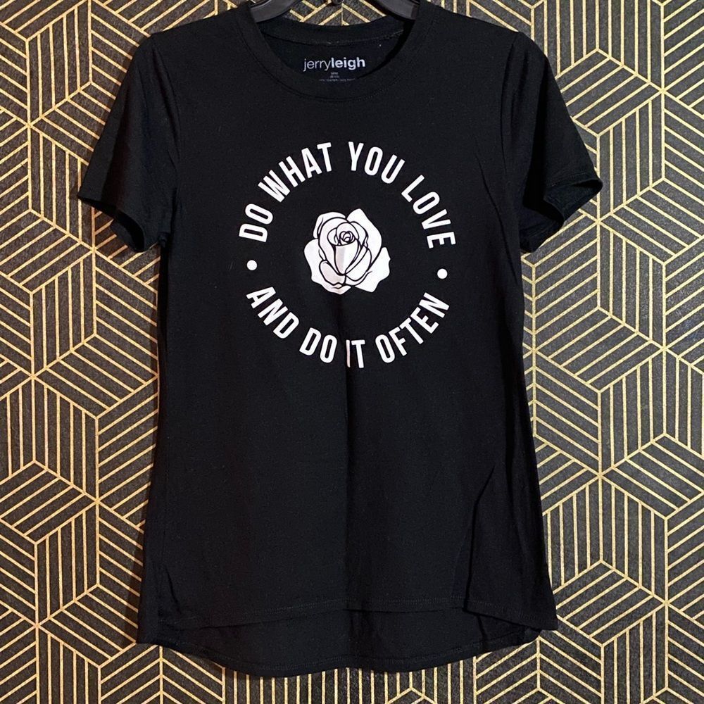 Jerry Leigh Black T-Shirt M